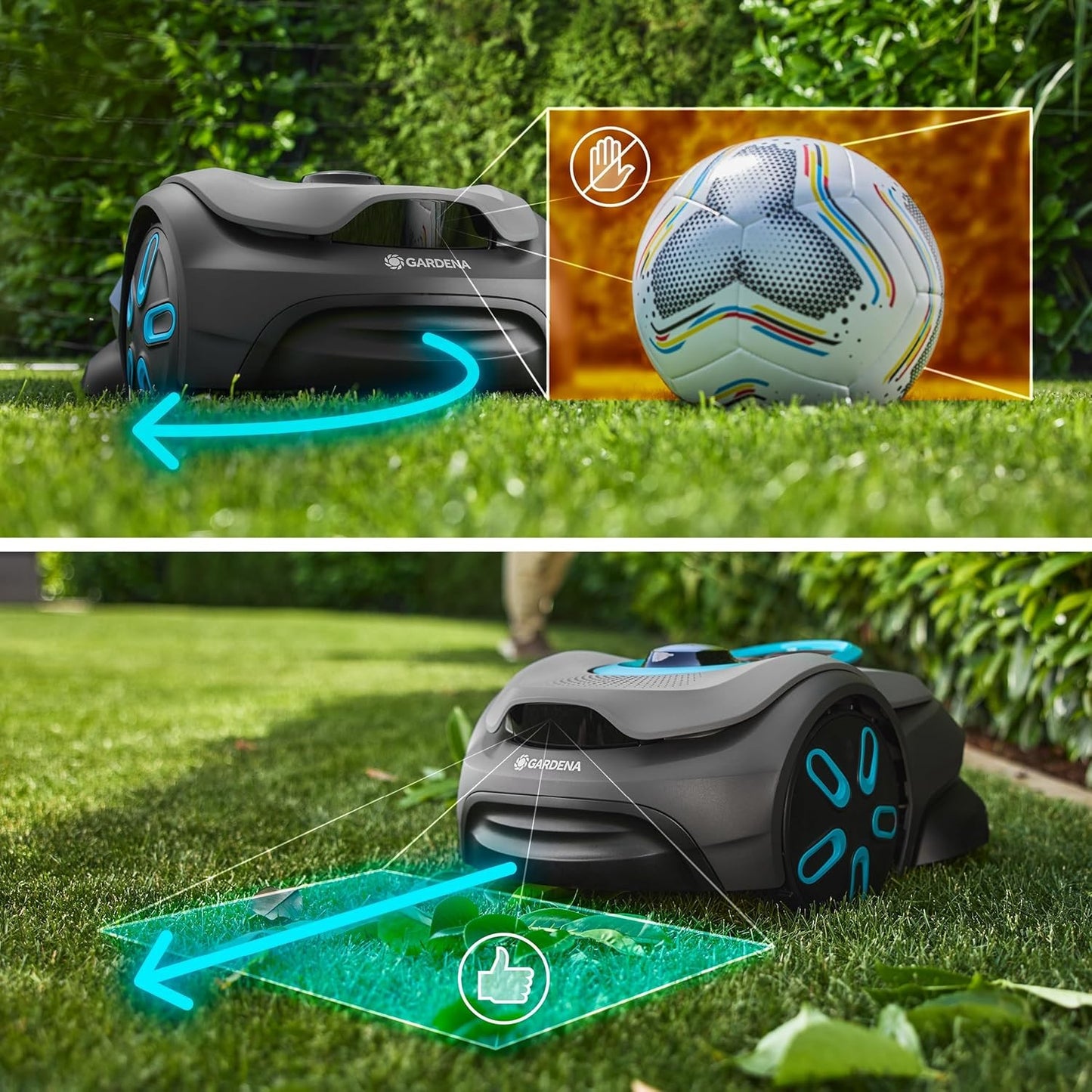 Gardena 19941-20 Mähroboter smart SILENO sense 400 m² kabellos mit Kamera