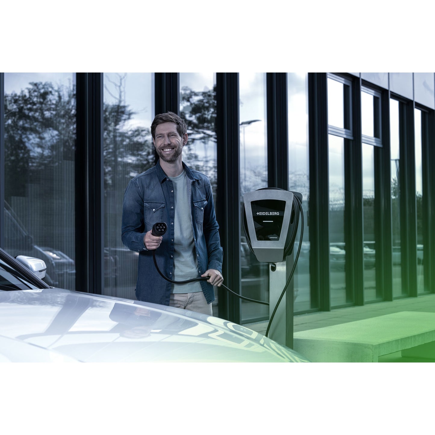 HEIDELBERG Amperfied Wallbox mit 11 kW Ladeleistung. §14 a-konform. Inkl 7,5 m Ladekabel. Optional 5 Jahre Garantie. Für Privat & Unternehmen. Ladestation Energy Control Plus