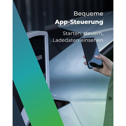 HEIDELBERG Amperfied Wallbox mit App-Steuerung. 11 kW Ladeleistung. §14 a-konform. Inkl. 7,5 m Ladekabel. Bis zu 5 Jahre Garantie. Smarte Ladestation Connect.Home