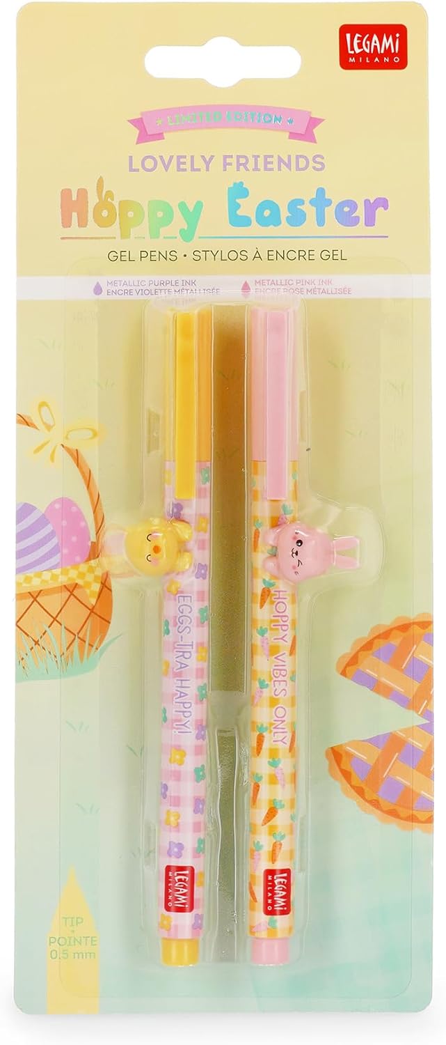 Legami Löschbare Gelstifte 2er Set Hoppy Easter 2026