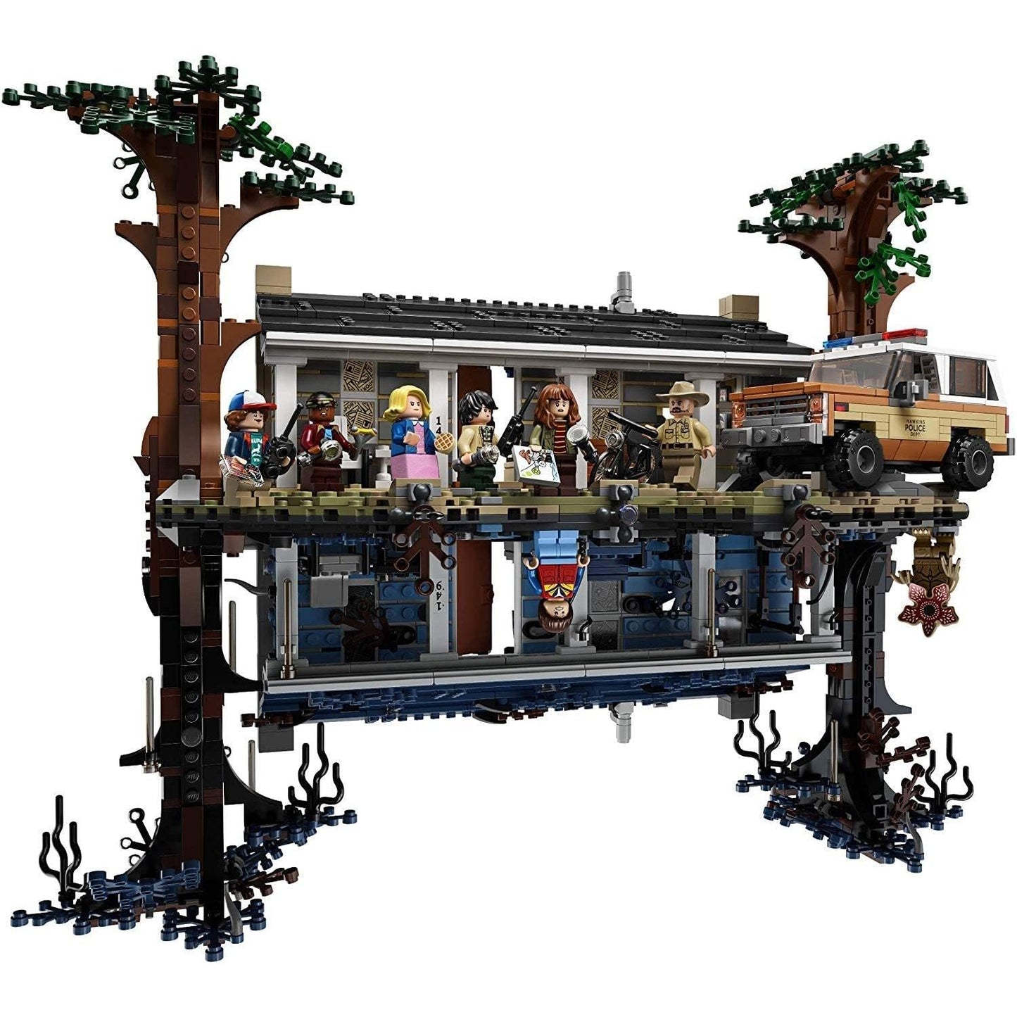 LEGO 75810 „Stranger Things - Die andere Seite“, Bausatz mit Wills House und 8 Minifiguren, Ab 16 Jahren
