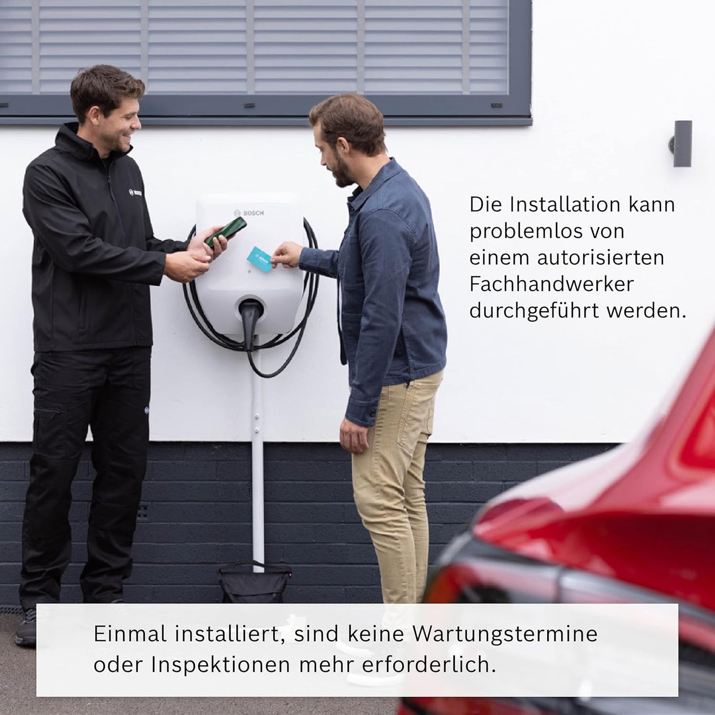 Bosch Ladestation PC 7000i 11-7 Wallbox, 11 kW, Ladekabel 7,5m: IEC Typ 2 (7738101055)