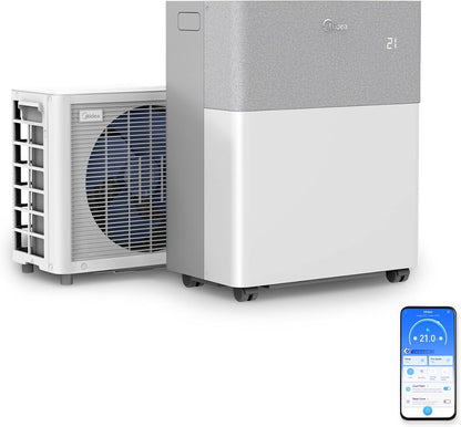 Midea PortaSplit Mobile Split-Klimaanlage 3,5 kW | 12.000 BTU | Kühlen & Heizen | A++