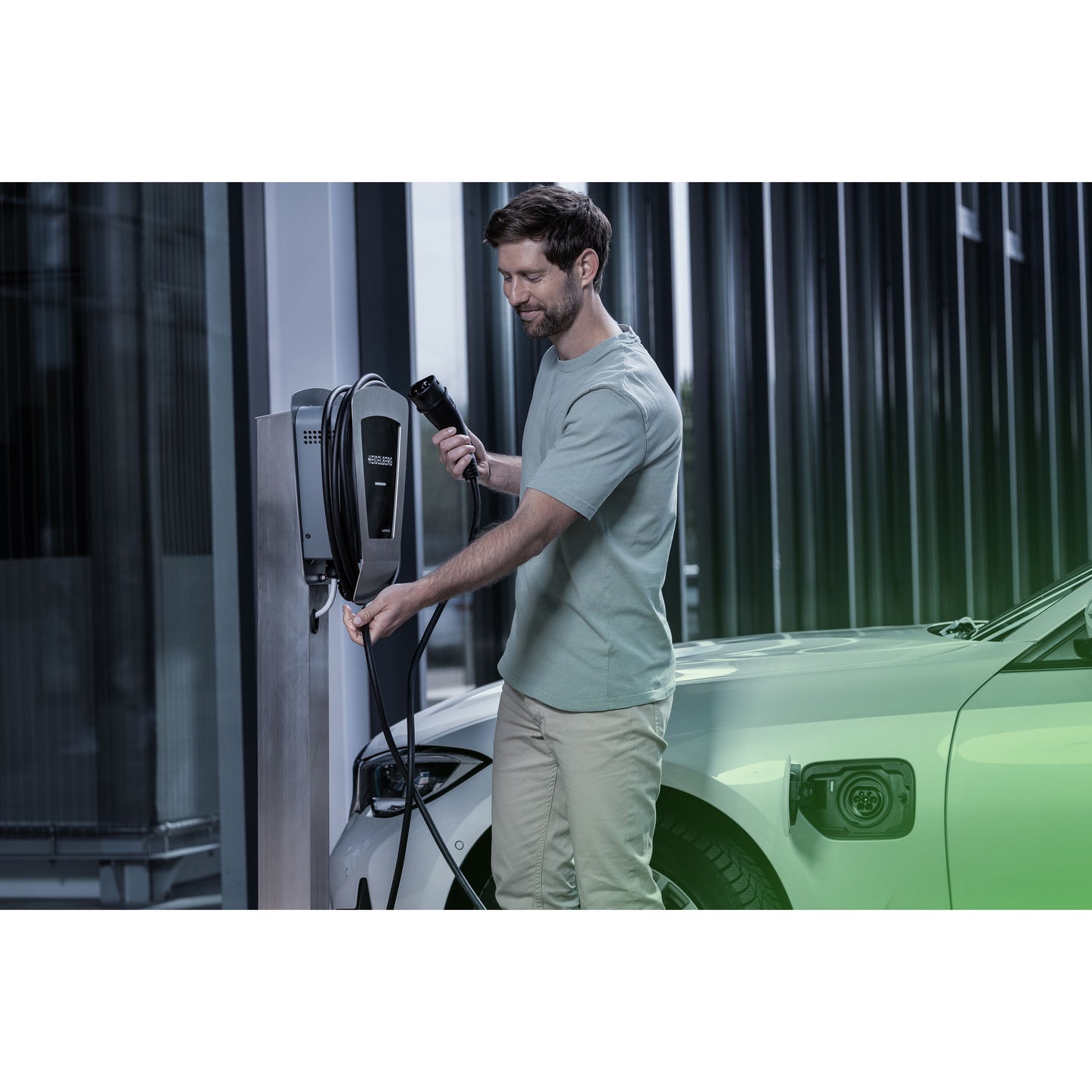 HEIDELBERG Amperfied Wallbox mit 11 kW Ladeleistung. §14 a-konform. Inkl 7,5 m Ladekabel. Optional 5 Jahre Garantie. Für Privat & Unternehmen. Ladestation Energy Control Plus