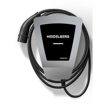 HEIDELBERG Amperfied Wallbox mit 11 kW Ladeleistung. §14 a-konform. Inkl 7,5 m Ladekabel. Optional 5 Jahre Garantie. Für Privat & Unternehmen. Ladestation Energy Control Plus