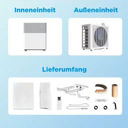 MIDEA Porta Split Mobile Klimaanlage 3,5 kW Kühlen & Heizen - NEU - SOFORT VERFÜGBAR