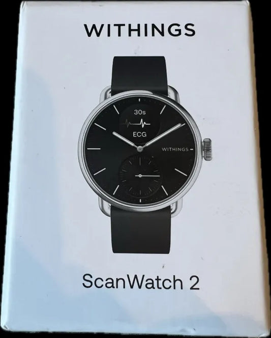 Withings ScanWatch 2 38mm black - WIE NEU