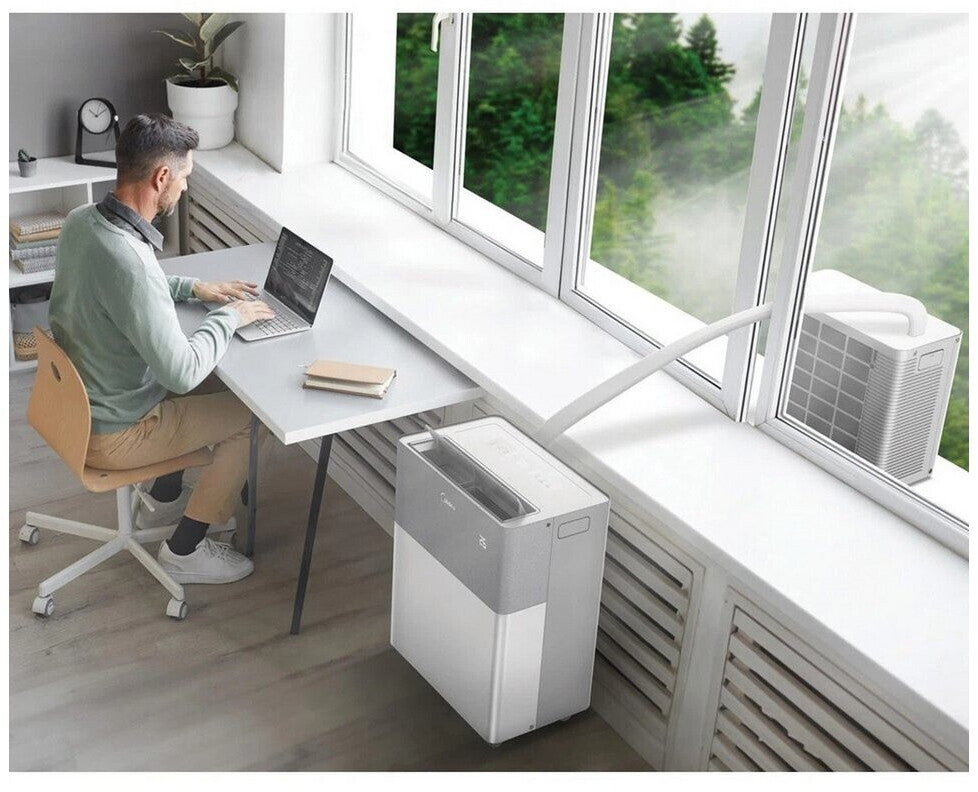 Midea PortaSplit Mobile Split-Klimaanlage 3,5 kW | 12.000 BTU | Kühlen & Heizen | A++
