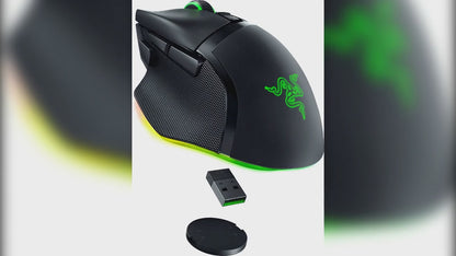 RAZER Basilisk V3 Pro Gaming-Maus RF kabellos + Bluetooth, USB, kabelgebunden