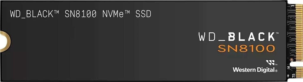 WD_BLACK SN8100 WDS100T1X0M-00CMT0 - SSD - verschlüsselt - 1 TB - intern - M.2 2280 - PCI Express 5.0 x4 (NVMe)