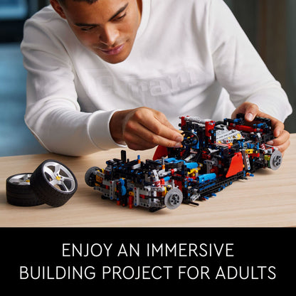 LEGO Technic 42143 Ferrari Daytona SP3 building toy set for adults; A supercar model to build and display (3,778 pieces)